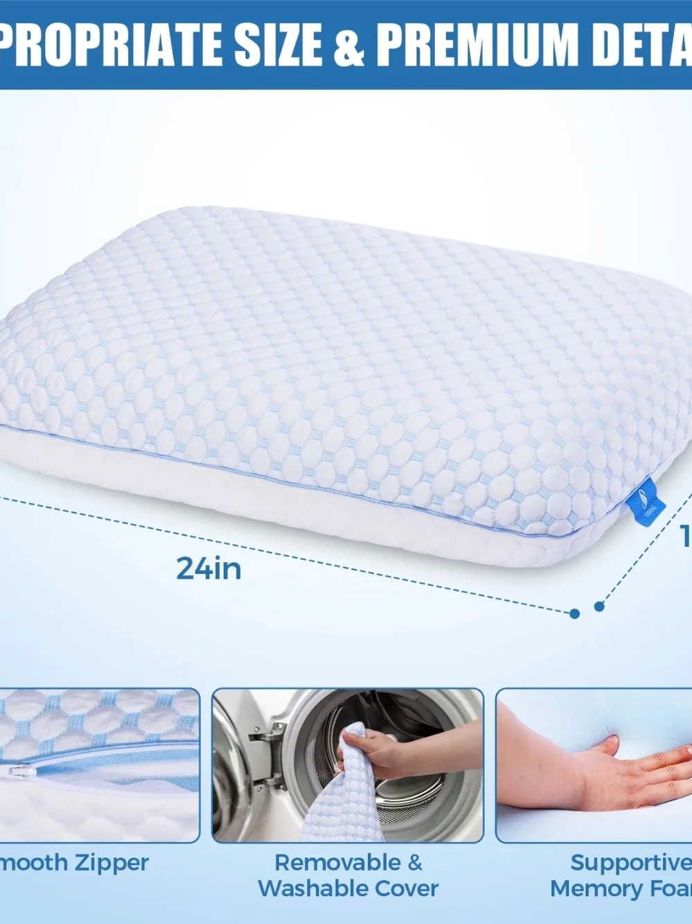 Sormag Memory Foam Pillow